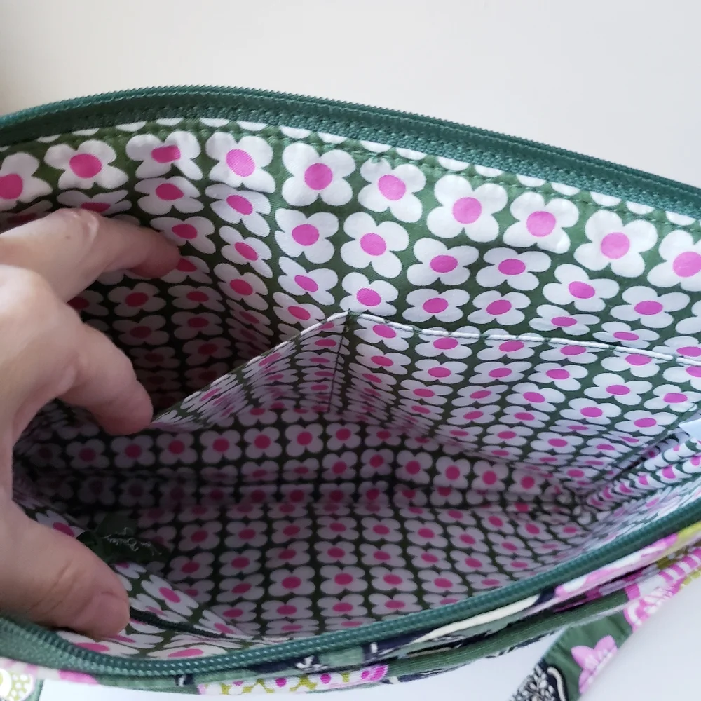 Vera Bradley Retired Olivia Pink Laptop Messenger Bag